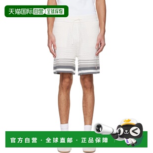 香港直邮Casablanca 短裤 男士 Crochet MSP26KW93 灰白色 1h可退