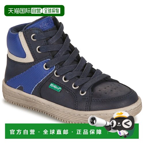 欧洲直邮Kickers 男童 高帮板鞋 LOWELL