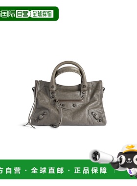 欧洲直邮BALENCIAGA (2025新品) 女式Le City小包军绿色斜挎包