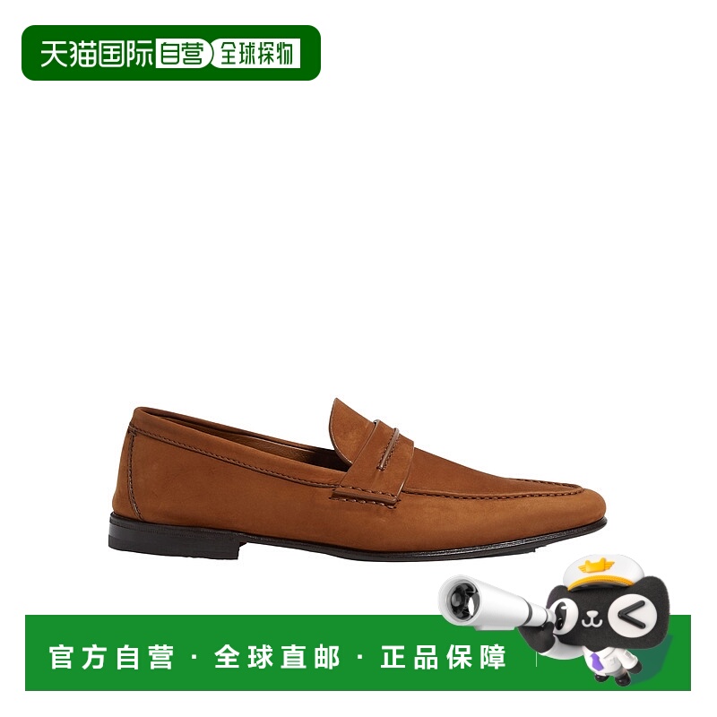香港直邮Zegna 圆头莫卡辛休闲鞋 LHNBCA8037Z男鞋乐福鞋一脚蹬