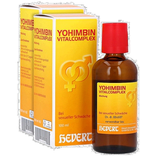 欧洲直邮德国药房HEVERT顺势男士紧张焦虑功能低下障碍滴剂200ml