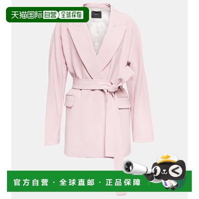 1h可退 香港直邮JOSEPH 约瑟夫 女士 Wells 束带羊毛混纺西装外套