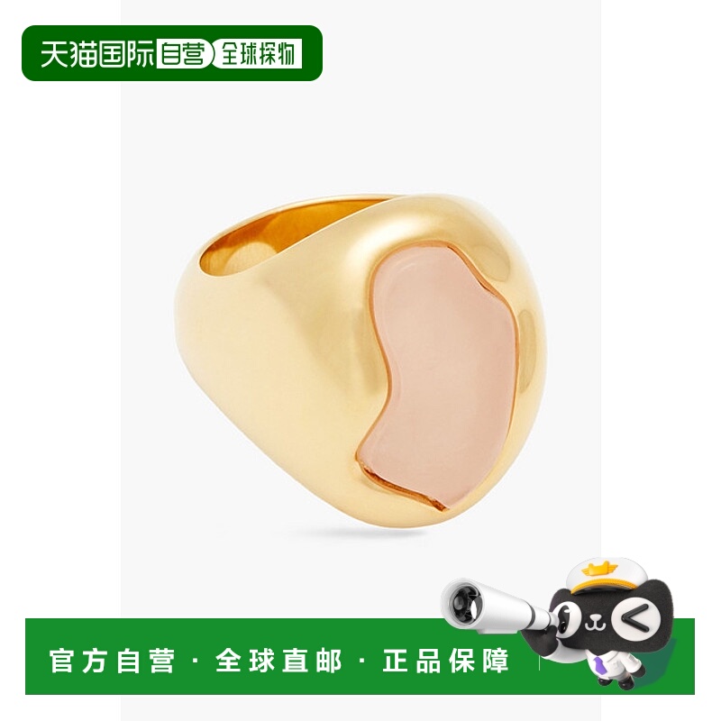 1h可退 香港直邮Chloe 蔻依 女士 Sybil quartz 镀金戒指 CHC23WF