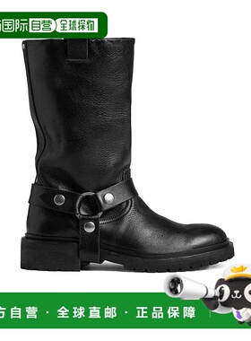 香港直邮Golden Goose Deluxe Brand 圆头短筒靴 GWF00870.F00697