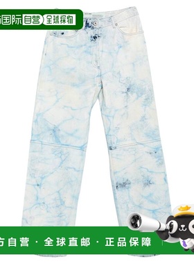 香港直邮off-white 女士 牛仔长裤 blue蓝色 舒适时尚