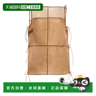 1h可退 香港直邮Staud 女士 Chandler Tie-Detailed 雪纺上衣