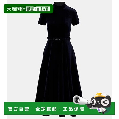 1h可退 香港直邮EMILIA WICKSTEAD 女士 Camilla 棉质天鹅绒中长