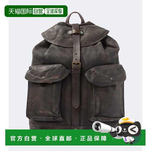 香港直邮ralph lauren rrl 拉夫 劳伦RRL 男士 皮革背包