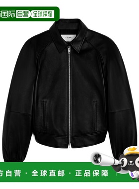 香港直邮Celine 长袖皮夹克 RV0Y6282D.