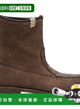 1h可退 香港直邮Visvim 维斯维木 男士 棕色 Nakoda 踝靴 0125202