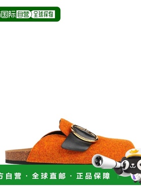 香港直邮J.W. Anderson 男士 Mules 木屐 orange橙色 舒适时尚