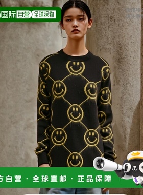 香港直邮Joshua Sanders 笑脸印嵌花毛衣 JS33B40002