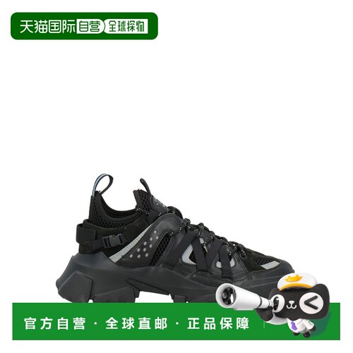 香港直邮mcqueen 麦昆 男士 运动鞋 black黑色 舒适时尚