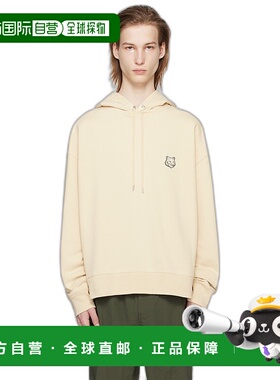 香港直邮MAISON KITSUNE 男士 连帽卫衣 LM00705KM0001刺绣帽衫