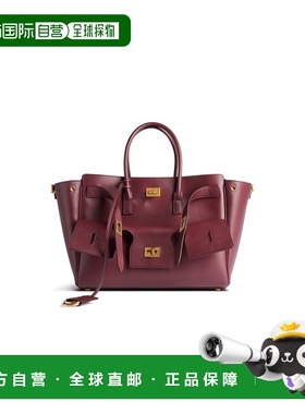 自营欧洲直邮Balenciaga巴黎世家 Bel Air女士logo标识小号托特包