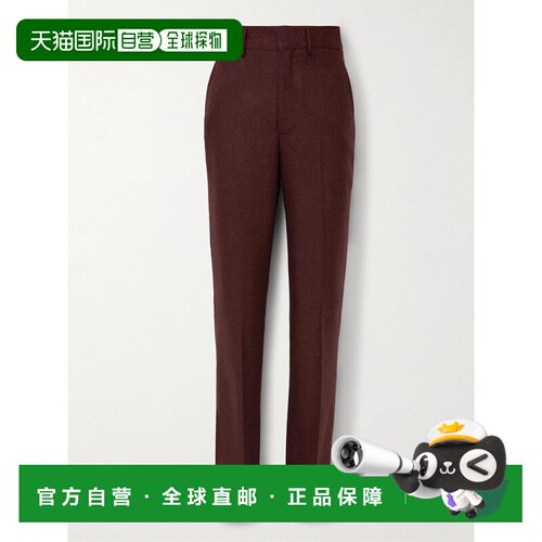 Gabriela Hearst 男士 Harold 修身直筒羊毛羊绒【付后1h可退】