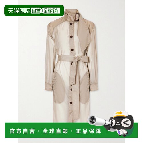 1h可退 Saint Laurent 圣罗兰 女士 shell 束带中长连衣裙 866301