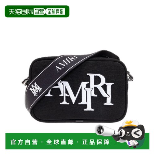 1h可退 香港直邮AMIRI 男士斜挎包 AMBGCM1020001 SS2026 黑色 St