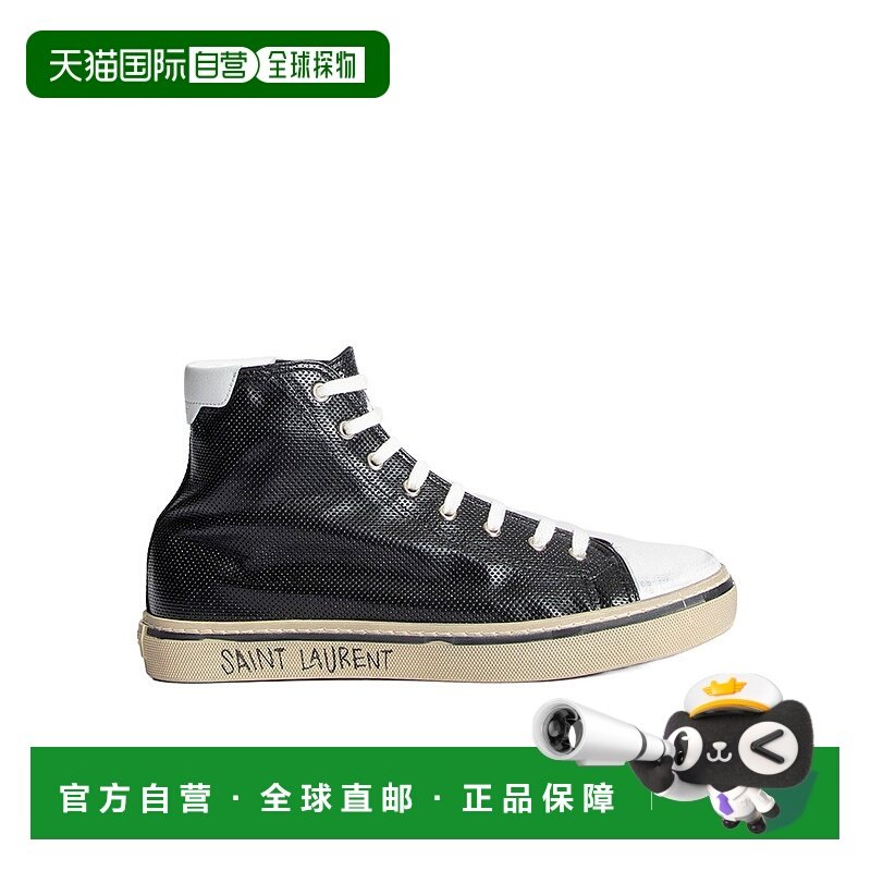 香港直邮Saint Laurent 高帮系带运动鞋 757320AACLQ,流行男鞋,时尚休闲鞋,淘宝优惠券,粉丝福利购,淘宝优惠卷