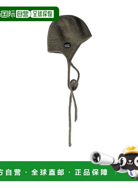 香港直邮Miu Miu 图案帽子 5HC4322IEJ针织缪缪