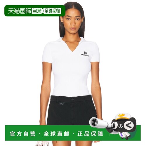1h可退 香港直邮Balenciaga 巴黎世家 女士 短袖POLO领T恤 835501