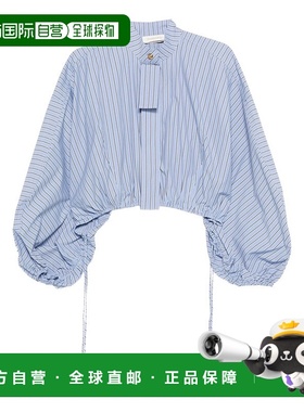 1h可退 香港直邮ZIMMERMANN 女士 牛仔棉质衫 7065TC26R blue蓝色