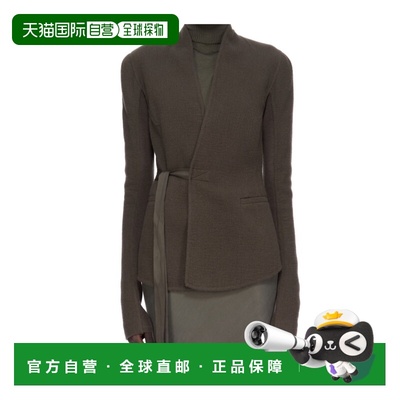 香港直邮Rick Owens 羊毛长袖休闲夹克 RP02E4707DBC