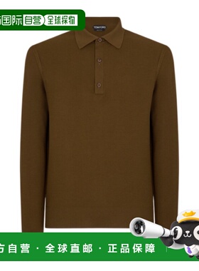 香港直邮Tom Ford 长袖针织polo衫 KPL049YMS男装针织衫