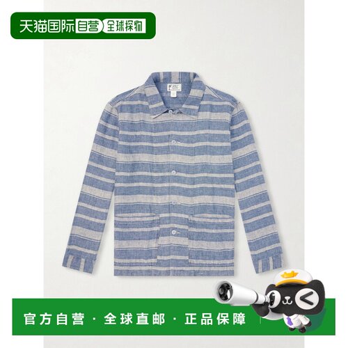 ralphlaurenrrl拉夫 劳伦RRL男士衬衫亚麻 【付后1h可退】