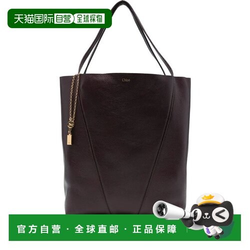 香港直邮CHLOÉ 女士手提包 CHC25SS810N8455H SS2026 紫色 Spin T