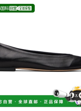 香港直邮aeyde 女士 黑色 Ellie Almond-Toe 平底鞋 A11FL0176001