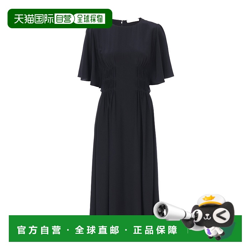 香港直邮Chloe 翼袖喇叭形连衣裙 C24SRO01004