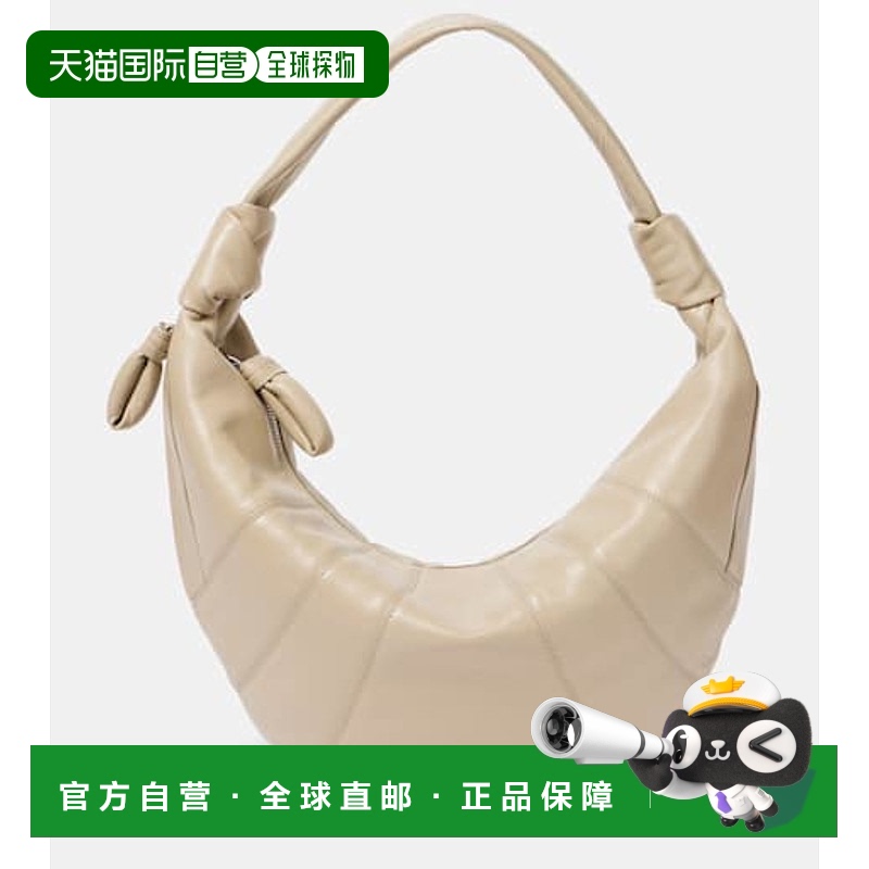 1h可退 香港直邮Lemaire 女士 Fortune 牛角包形皮革肩包