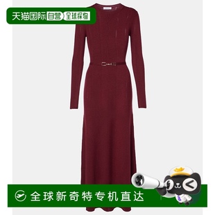 束带羊毛中长连衣裙 香港直邮Gabriela Imagene Hearst 0013 女士