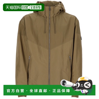1h可退 香港直邮BOSS 波士 男士 GIACCA CON CAPPUCCIO E 拉链运