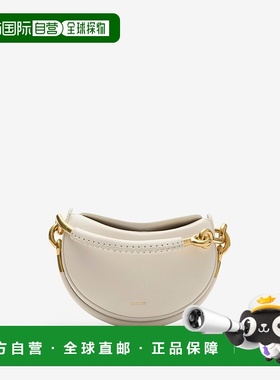 自营欧洲直邮Burberry博柏利 Bridle系列女士皂米色水牛皮磁扣开