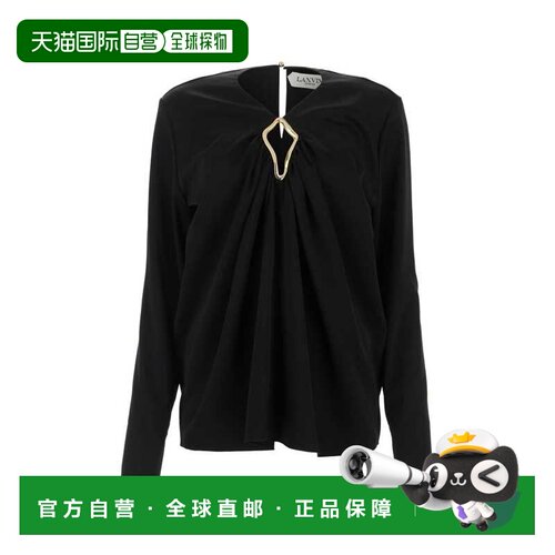 1h可退 香港直邮LANVIN 女士针织衫 RWTO00045822H2310 AW2025 黑
