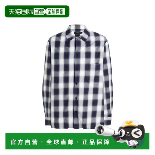 1h可退 香港直邮JOSEPH 约瑟夫 男士 标准剪裁衬衫 black黑色 舒