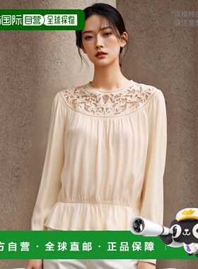 香港直邮Celine 圆领长袖罩衫 2B930008D.针织衫