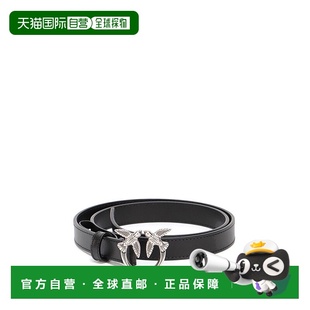 香港直邮Pinko 100143A0F1 品高 徽标腰带 black黑色 女士 1h可退