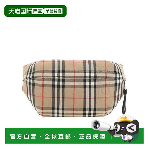 1h可退 香港直邮BURBERRY 男士斜挎包 80104301 AW2025 花色 中号