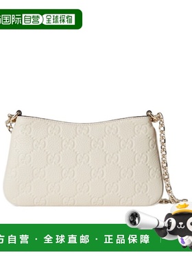 香港直邮24FW GG Emblem Women 古驰小号单肩包