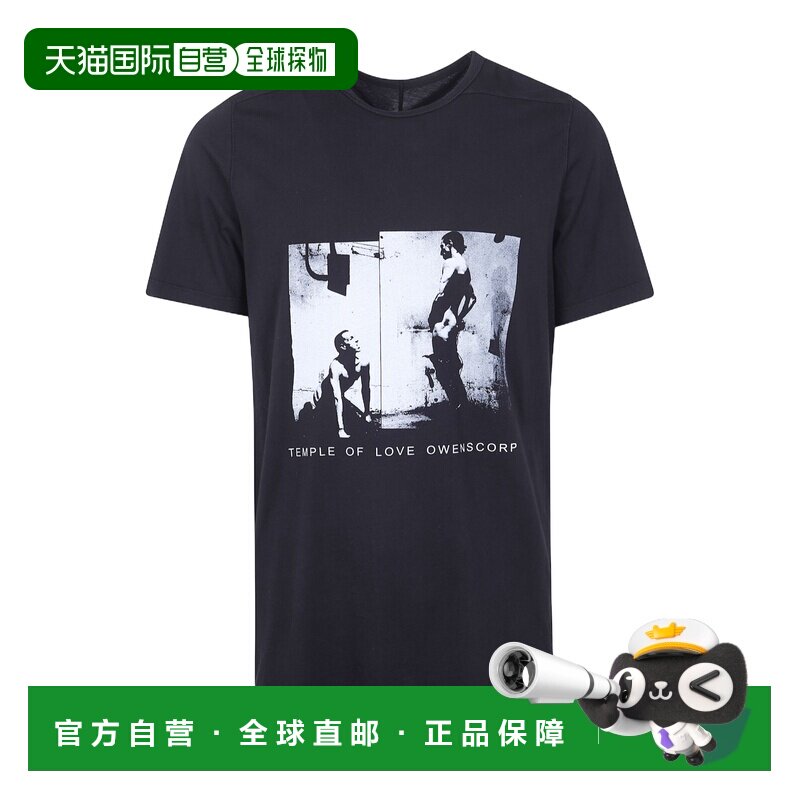 1h可退 香港直邮RICK OWENS DRKSHDW 男士T恤 DU01F4250RNEP6PBLA