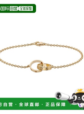 自营欧洲直邮CARTIER/卡地亚 经典LOVE系列 18K金黄金双环LOVE手