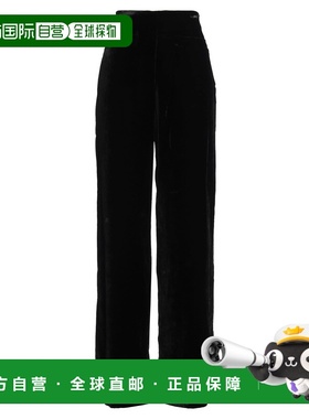 1h可退 香港直邮Sandro 女士 休闲长裤 black黑色 舒适时尚