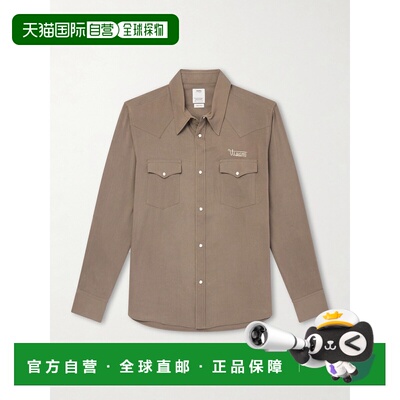 香港直邮Visvim 维斯维木 男士 Four Corners Logo刺绣帆布西部风