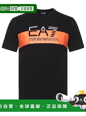 香港直邮Emporio Armani 黑色徽标短袖T恤 3GPT69PJ03Z阿玛尼