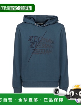 【99新未使用】香港直邮Z Zegna 徽标连帽卫衣 VY458ZZ896H杰尼亚