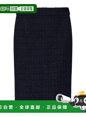 香港直邮Emporio Armani 阿玛尼格纹半身裙短裙 EW001453AF12520