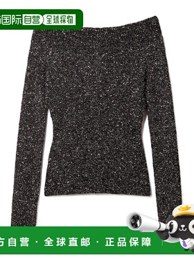 香港直邮Stella McCartney 羊毛亮片露肩毛衣 6K11233S2611上衣